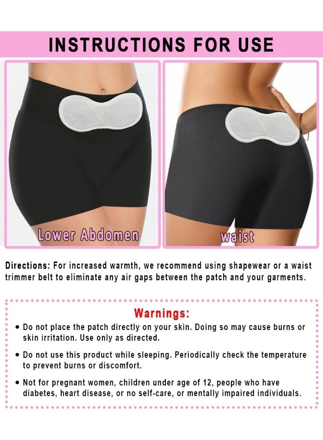 Care me Menstrual Heating Pads for Period Pain PMS Relief - Adhesive Heat Therapy Patches (3 Packs) for Menstrual Cramps | Back Pain - Image 2